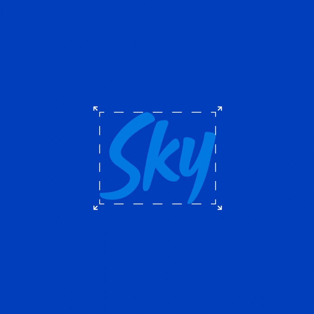 Sky Radio logo opmaak